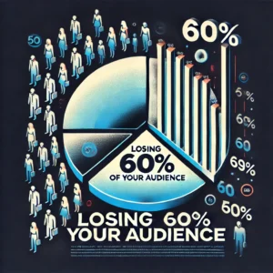 no mobile optimization - losing your audience