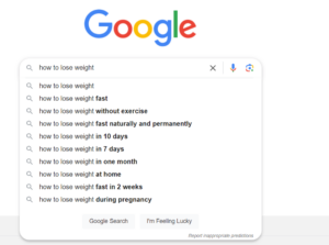 google autocomplete